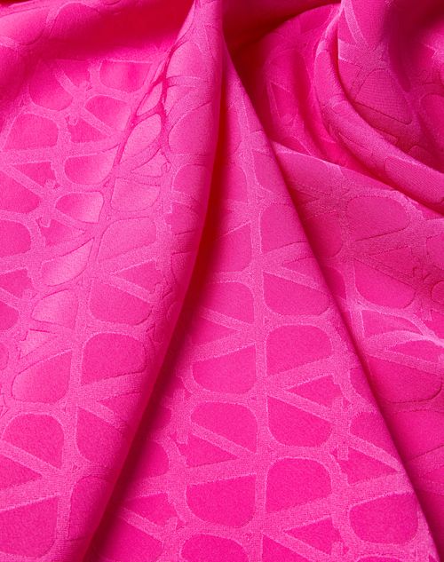Valentino Garavani - Foulard Toile Iconographe En Soie - Pink Pp - Femme - Accessoires Textiles