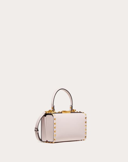Valentino Garavani - Rockstud Grainy Calfskin Box Bag - Rose Quartz - Woman - Woman Bags & Accessories Sale