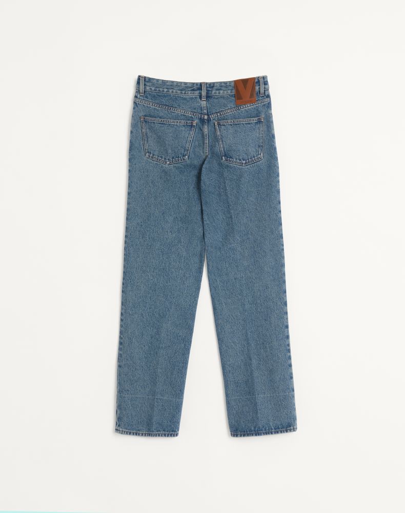 Valentino Denim Trousers Man Blue 38