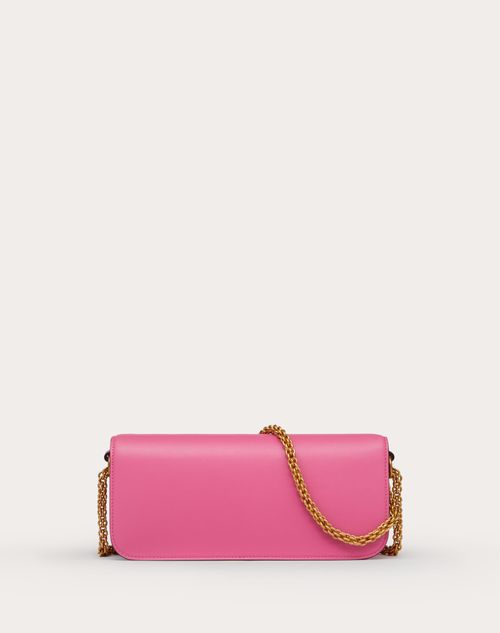 Valentino Garavani Small Locò Leather Shoulder Bag - Pink