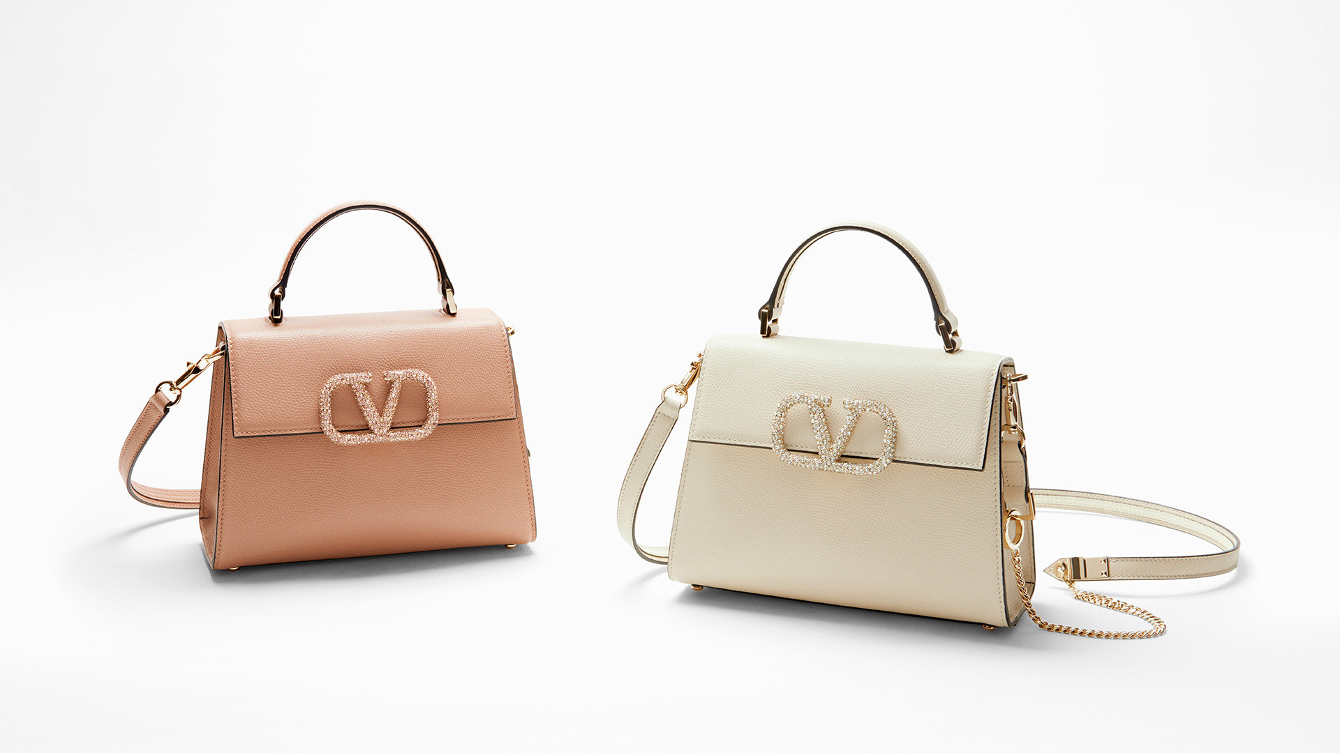 The Valentino V logo Signature Handbag: A Symbol of Italian Luxury –  LuxUness