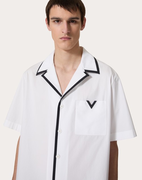 Cotton bowling shirt