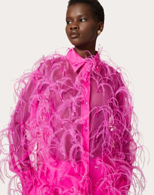 Organza shirt hot sale