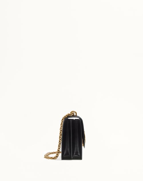 Valentino Garavani Vain Shoulder Bag In Shiny Calfskin for Valentino Garavani Vain Shoulder Bag In Shiny Calfskin for