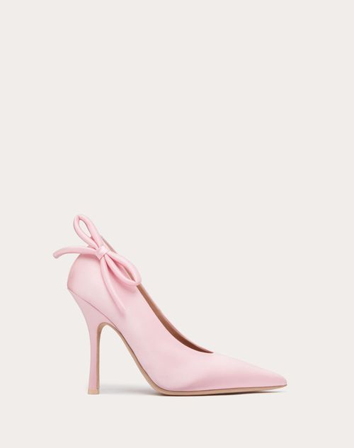 Valentino Garavani - Valentino Garavani Nite-out Satin Pump 110 Mm - Rose Couture - Woman - Partywear