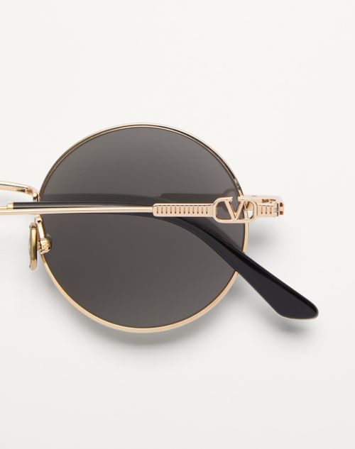 Valentino - MARCO METÁLICO REDONDO - Oro/plata - Unisexo - Gafas De Sol