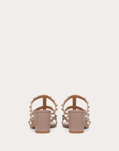 valentino rockstud leather slide