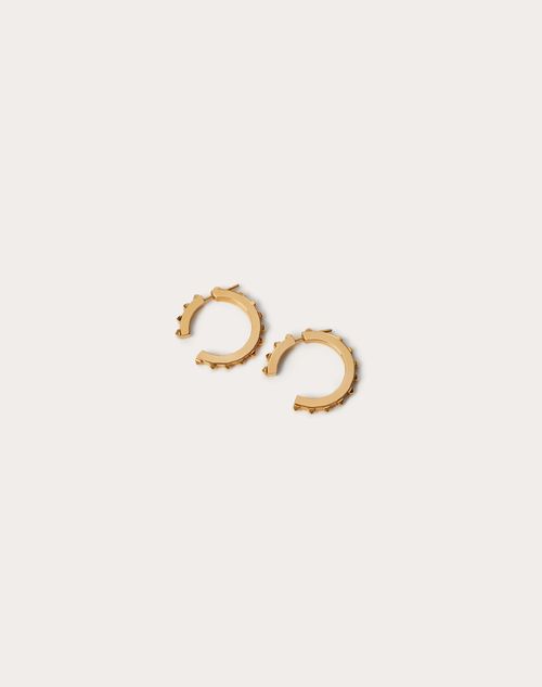 Valentino Garavani - Rockstud Metal Earrings - Gold - Woman - Earrings