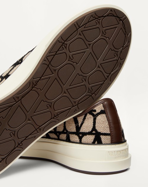 Valentino Toile Iconographe Totaloop High-Top Brown