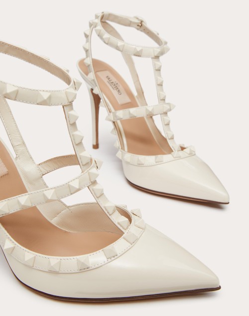 valentino rockstud light ivory