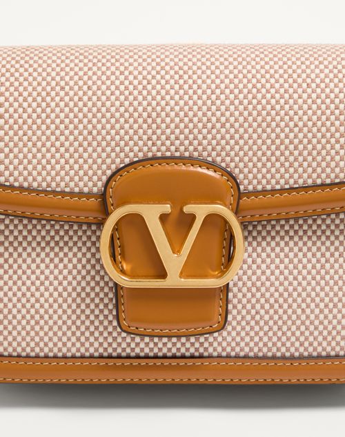 Valentino Garavani - VALENTINO GARAVANI 9TO5 CANVAS BELT BAG - Natural/tobacco - Woman - Belt Bags