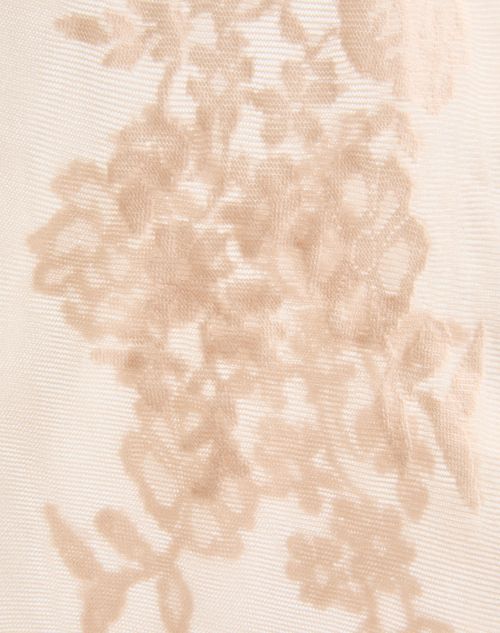 Valentino - Floral Lycra Knee-high Socks - Birch - Woman - Soft Accessories