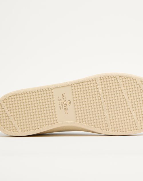 Valentino Garavani - Royco Trainer In Nappa Calfskin - White - Man - Trainers