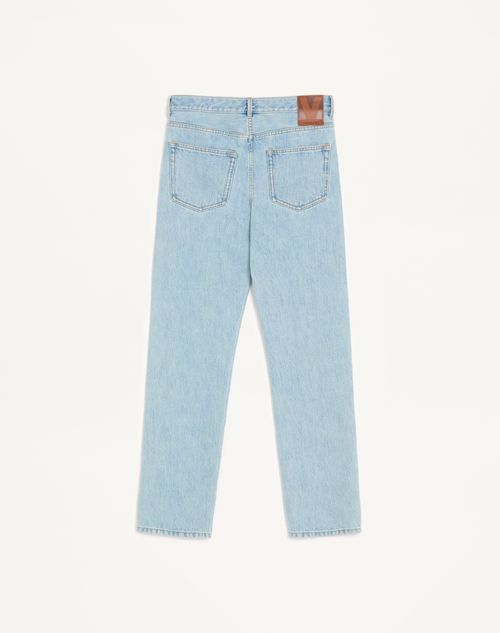 Valentino - Valentino Denim Trousers - Denim - Man - Denim
