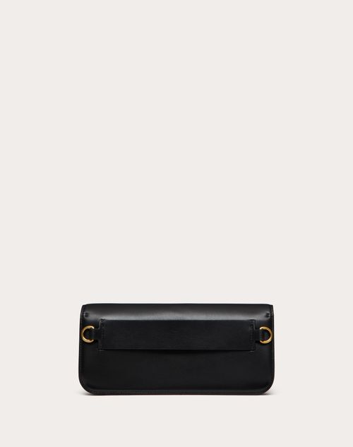 Valentino Garavani - Borsa A Tracolla Locò In Vitello - Nero - Uomo - Borse A Spalla