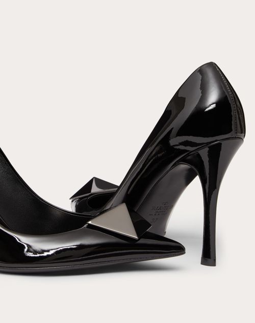 Patent leather pumps