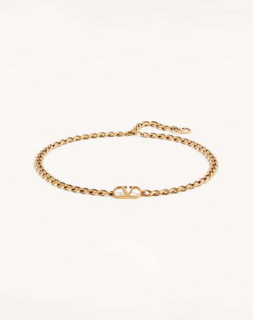 Valentino Garavani - Vlogo Signature Chain Belt - Gold - Woman - Woman