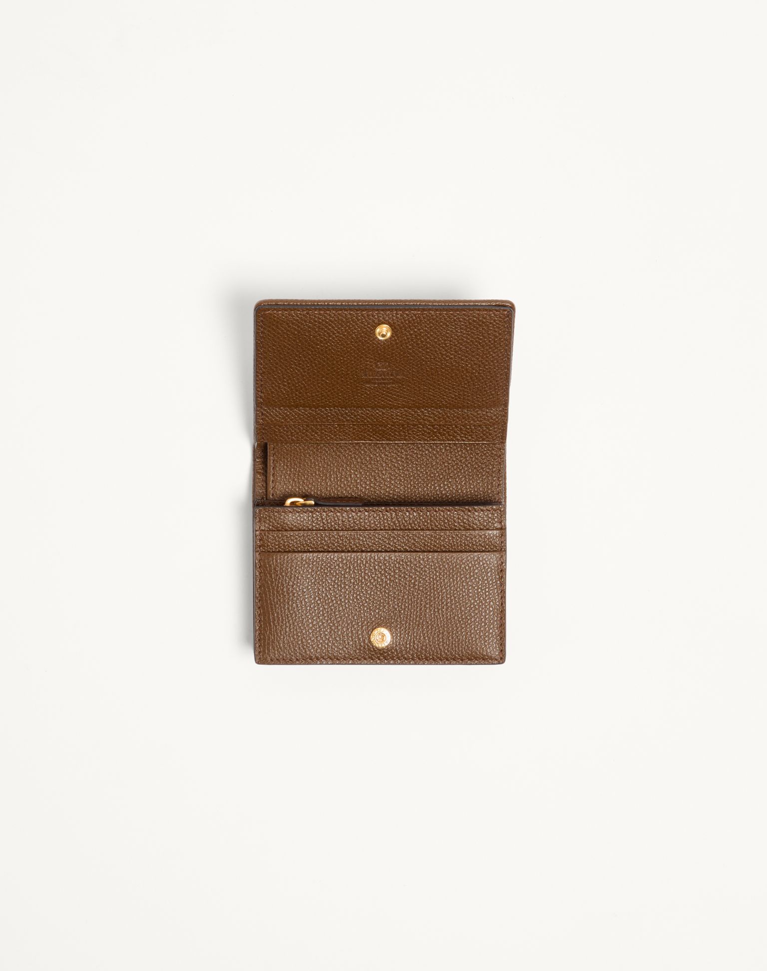 발렌티노 가라바니 브이로고 시그니처 데님 플로럴 자수 지갑 8W0P0AJ3MDU_AXM