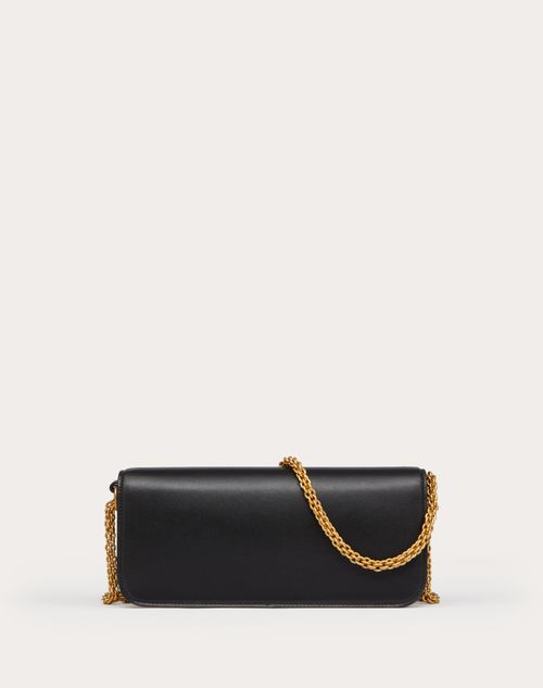 Valentino Loco Small Calfskin Shoulder Bag With Chain (Shoulder bags,Chain  Strap)