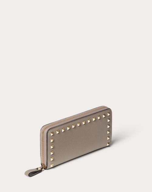 Valentino Rockstud Grainy Leather Coin Purse