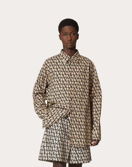 Louis Vuitton Long-sleeved Printed Cotton Shirt