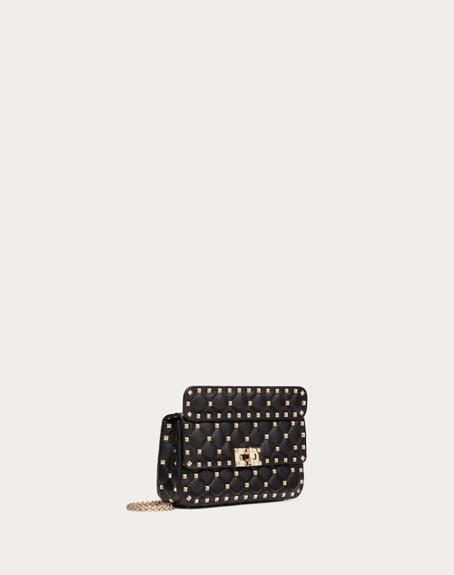 valentino rockstud spike bag white