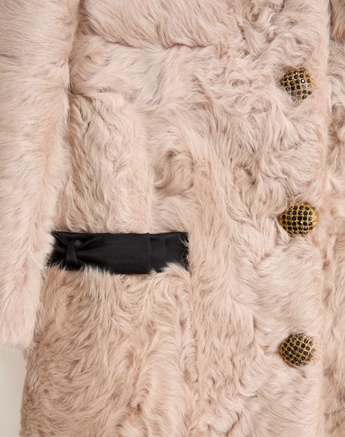 Valentino - Chekiang Coat - Vintage Rose - Woman - Coats And Outerwear