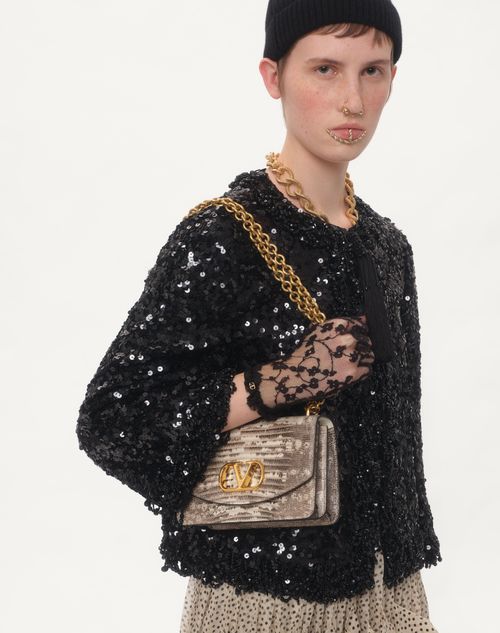 Valentino Garavani Vain Small Shoulder Bag In Tejus for Valentino Garavani Vain Small Shoulder Bag In Tejus for