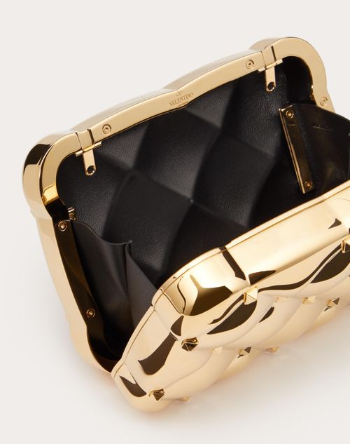 Valentino Garavani - メタル ミノディエール - ライトゴールド - ウィメンズ - クラッチ