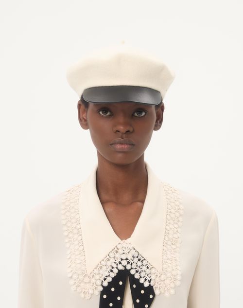 Valentino - Crepe De Chine Shirt - Ivory - Woman - Shirts & Tops