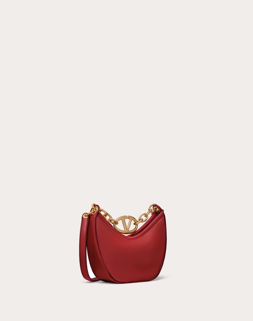 VLogo Moon Mini leather shoulder bag