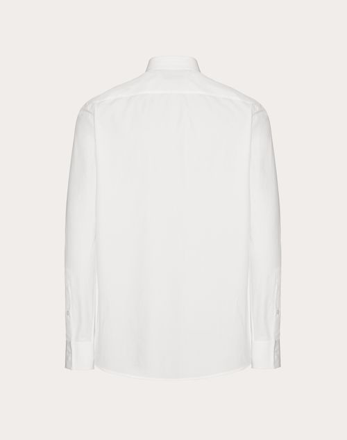 Valentino - Cotton Shirt - White - Man - Shirts