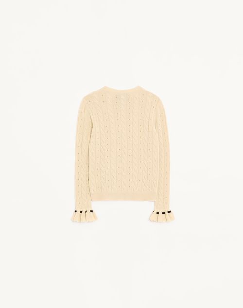 Valentino - Wool Sweater - Birch - Woman - Woman Sale