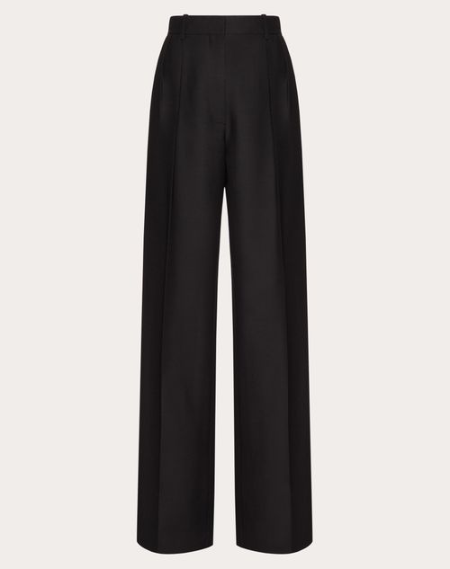 Valentino - Crepe Couture Trousers - Black - Woman - Pants And Shorts