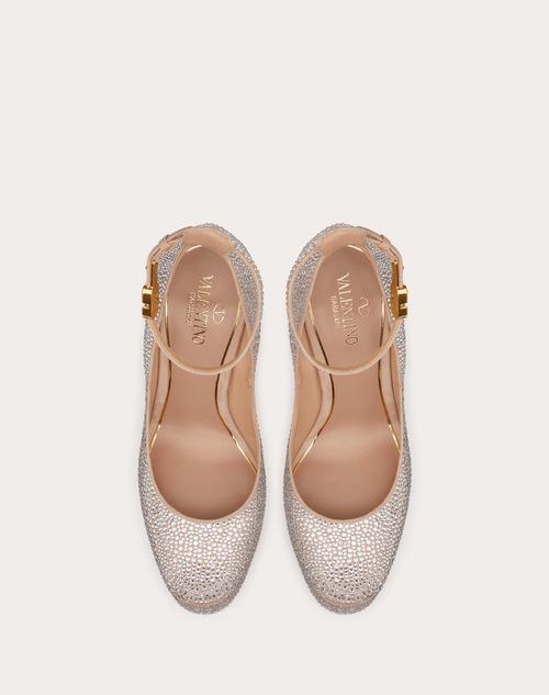 Valentino Garavani Tan-go With Crystals for in Crystal/rose Cannelle Valentino US