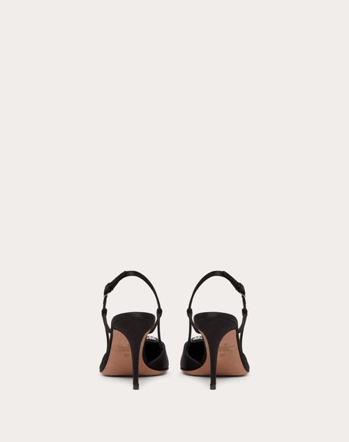 Valentino Garavani Vlogo Slingback Pump in Black