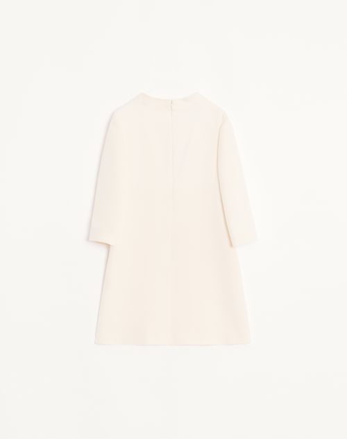 Valentino - Crepe Couture Short Dress - Ivory - Woman - Dresses