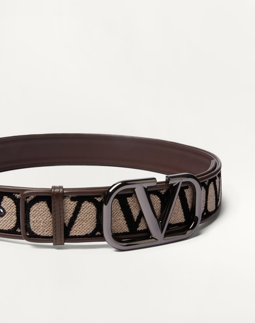 Valentino Garavani Toile Iconographe belt - Neutrals