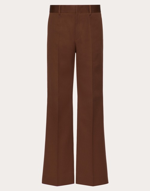 brown designer pants