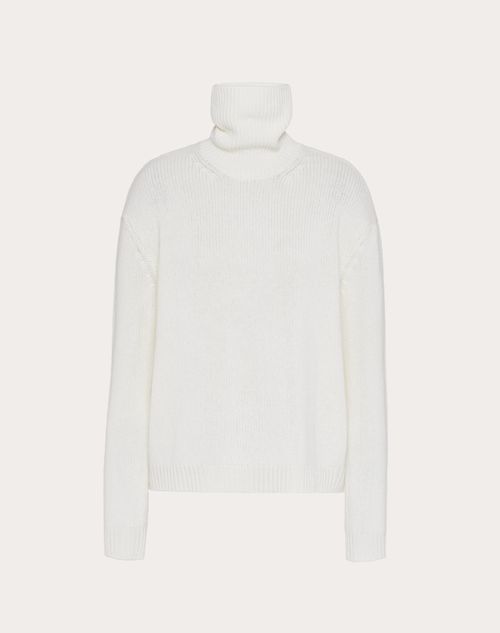 Valentino - Cashmere Sweater - Ivory - Woman - Knitwear