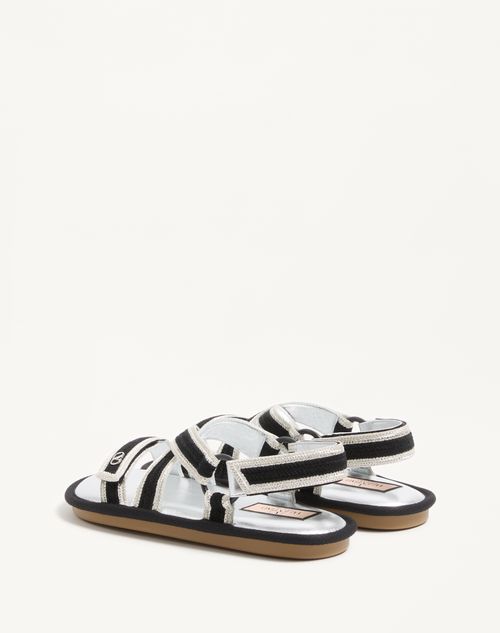 【VALENTINO】レイクパウエルクロシェ編みサンダル 関税送料込み Lake Powell Sandal With Crochet Embroidery for Woman in