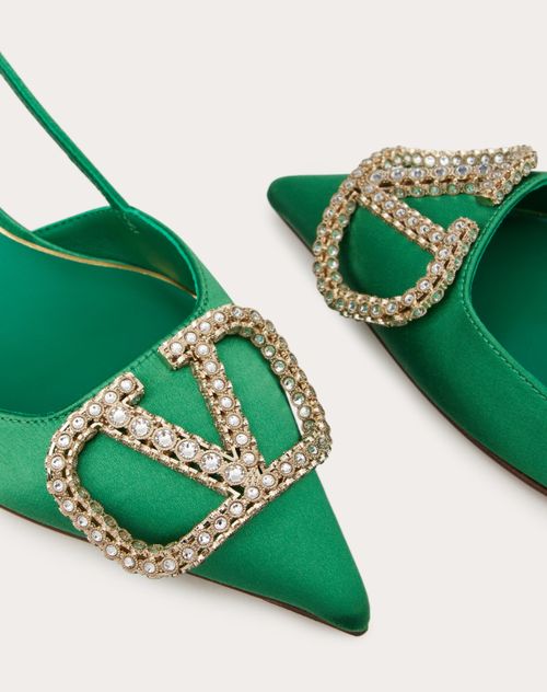 Green slingback hot sale