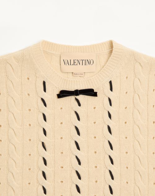 Valentino - Wool Sweater - Birch - Woman - Woman Sale