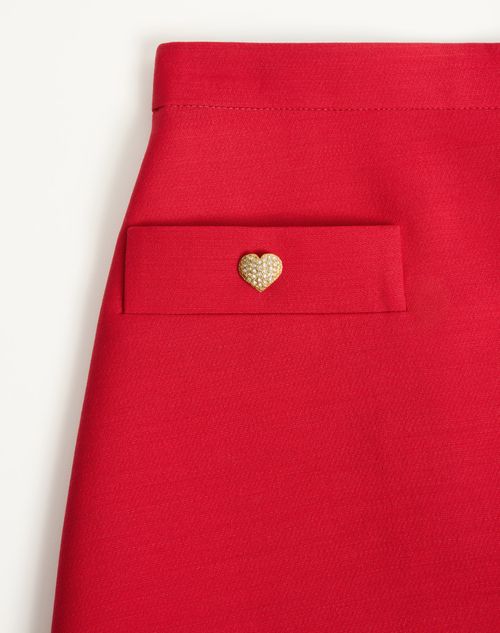 Valentino - Crepe Couture Short Skirt - Paris - Woman - Skirts