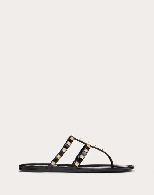 Valentino black hotsell flat sandals