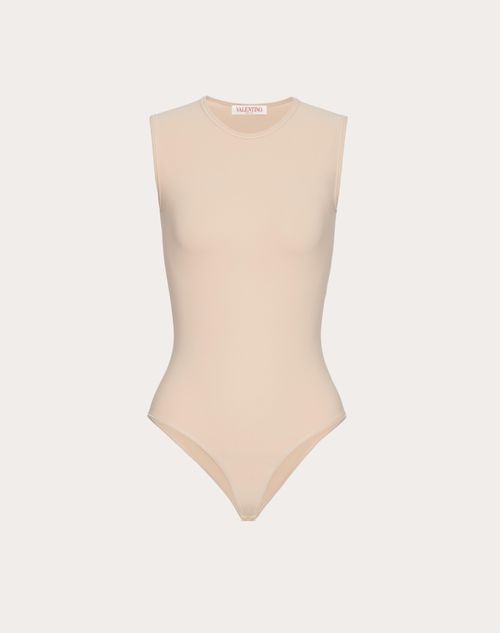Valentino - Mono De Tejido De Punto - Sand - Mujer - Camisetas Y Sudaderas