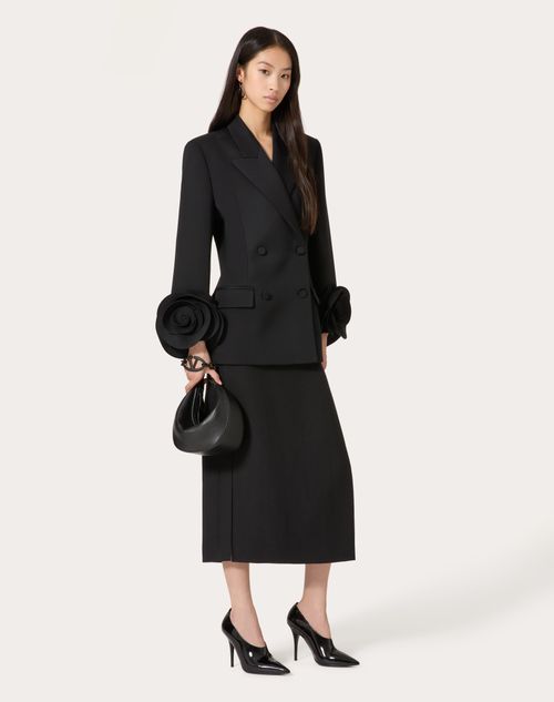 Valentino - Grisaille Jacket - Black - Woman - Jackets And Blazers