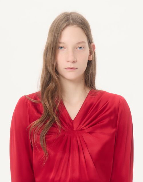 Valentino - Crepe Satin Gown - Paris - Woman - Rnwy Ss26 - W (new Arrivals)