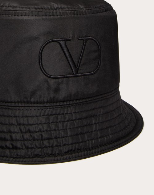 信頼 Valentino Vロゴ シグネチャー シルク バケットハット 22SS 58