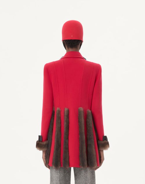 Valentino - Double Cashmere Peacoat - Paris - Woman - Coats And Outerwear